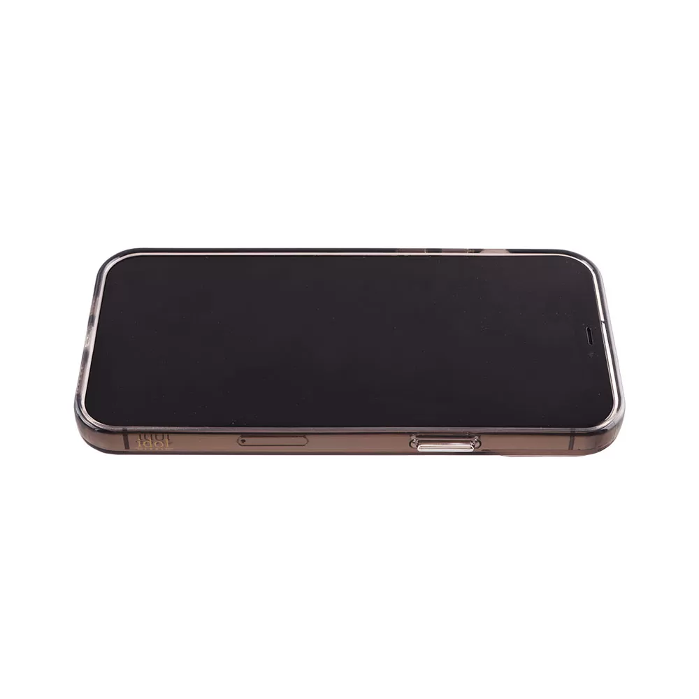 matshop.gr - IDOL 1991 ΘΗΚΗ IPHONE 12 PRO / IPHONE 12 6.1" CRISTALYTE TPU CAMERA GUARD ΔΙΑΦΑΝΗ ΓΚΡΙ