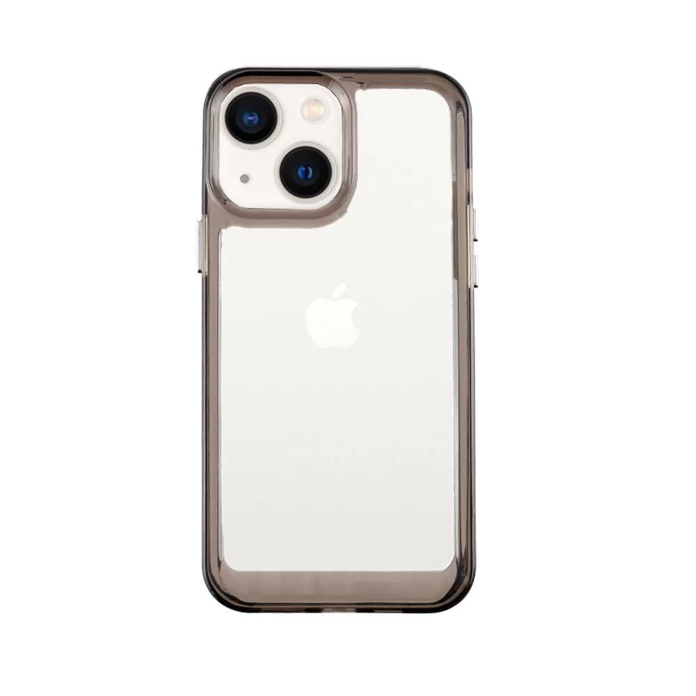 matshop.gr - IDOL 1991 ΘΗΚΗ IPHONE 13 MINI 5.4" CRISTALYTE TPU CAMERA GUARD ΔΙΑΦΑΝΗ ΓΚΡΙ