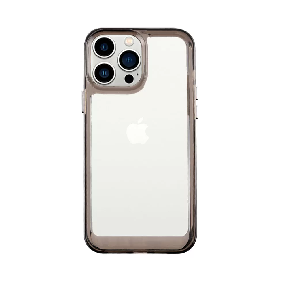matshop.gr - IDOL 1991 ΘΗΚΗ IPHONE 14 PRO 6.1" CRISTALYTE TPU CAMERA GUARD ΔΙΑΦΑΝΗ ΓΚΡΙ