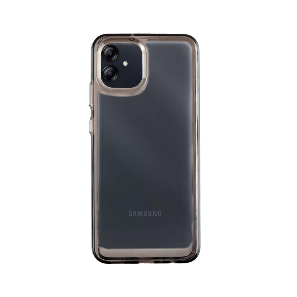 matshop.gr - IDOL 1991 ΘΗΚΗ SAMSUNG A04e A042 6.5" CRISTALYTE TPU CAMERA GUARD ΔΙΑΦΑΝΗ ΓΚΡΙ