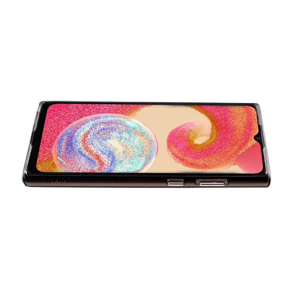 matshop.gr - IDOL 1991 ΘΗΚΗ SAMSUNG A04e A042 6.5" CRISTALYTE TPU CAMERA GUARD ΔΙΑΦΑΝΗ ΓΚΡΙ