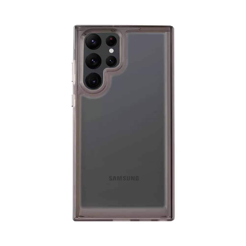 matshop.gr - IDOL 1991 ΘΗΚΗ SAMSUNG S23 ULTRA 5G S918 6.8" CRISTALYTE TPU CAMERA GUARD ΔΙΑΦΑΝΗ ΓΚΡΙ