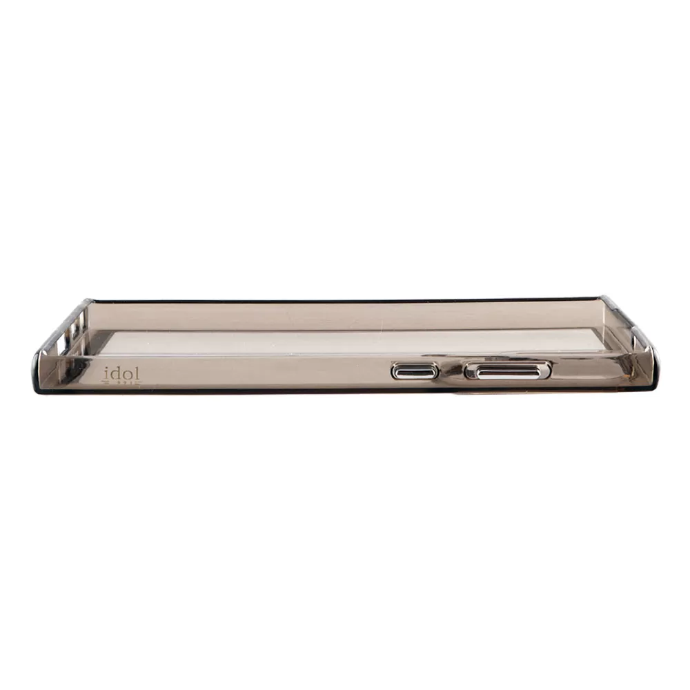 matshop.gr - IDOL 1991 ΘΗΚΗ SAMSUNG S23 ULTRA 5G S918 6.8" CRISTALYTE TPU CAMERA GUARD ΔΙΑΦΑΝΗ ΓΚΡΙ