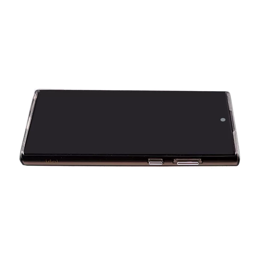 matshop.gr - IDOL 1991 ΘΗΚΗ SAMSUNG S23 ULTRA 5G S918 6.8" CRISTALYTE TPU CAMERA GUARD ΔΙΑΦΑΝΗ ΓΚΡΙ