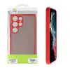 matshop.gr - LIME ΘΗΚΗ SAMSUNG S23 ULTRA 5G S918 6.8" HARDSHELL FUSION FULL CAMERA PROTECTION RED WITH BLACK KEYS