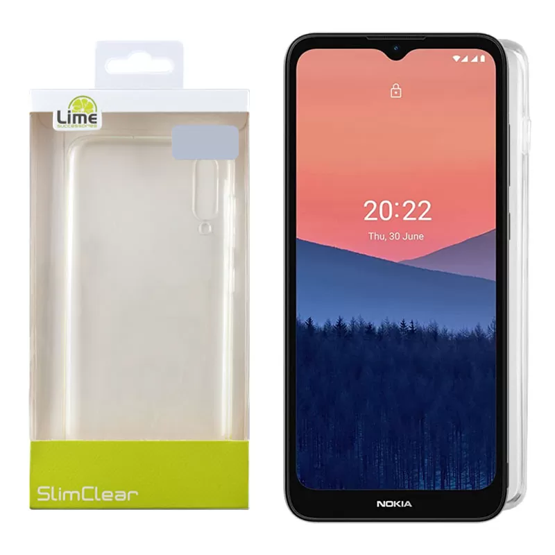 matshop.gr - LIME ΘΗΚΗ NOKIA C21 6.52" SLIMCLEAR TPU CAMERA GUARD ΔΙΑΦΑΝΗ
