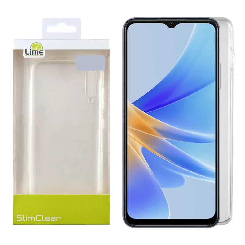 matshop.gr - LIME ΘΗΚΗ OPPO A17 6.56" SLIMCLEAR TPU CAMERA GUARD ΔΙΑΦΑΝΗ