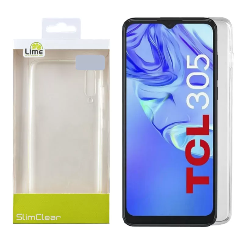 matshop.gr - LIME ΘΗΚΗ TCL 305/306/30E/30SE 6.52" SLIMCLEAR TPU CAMERA GUARD ΔΙΑΦΑΝΗ