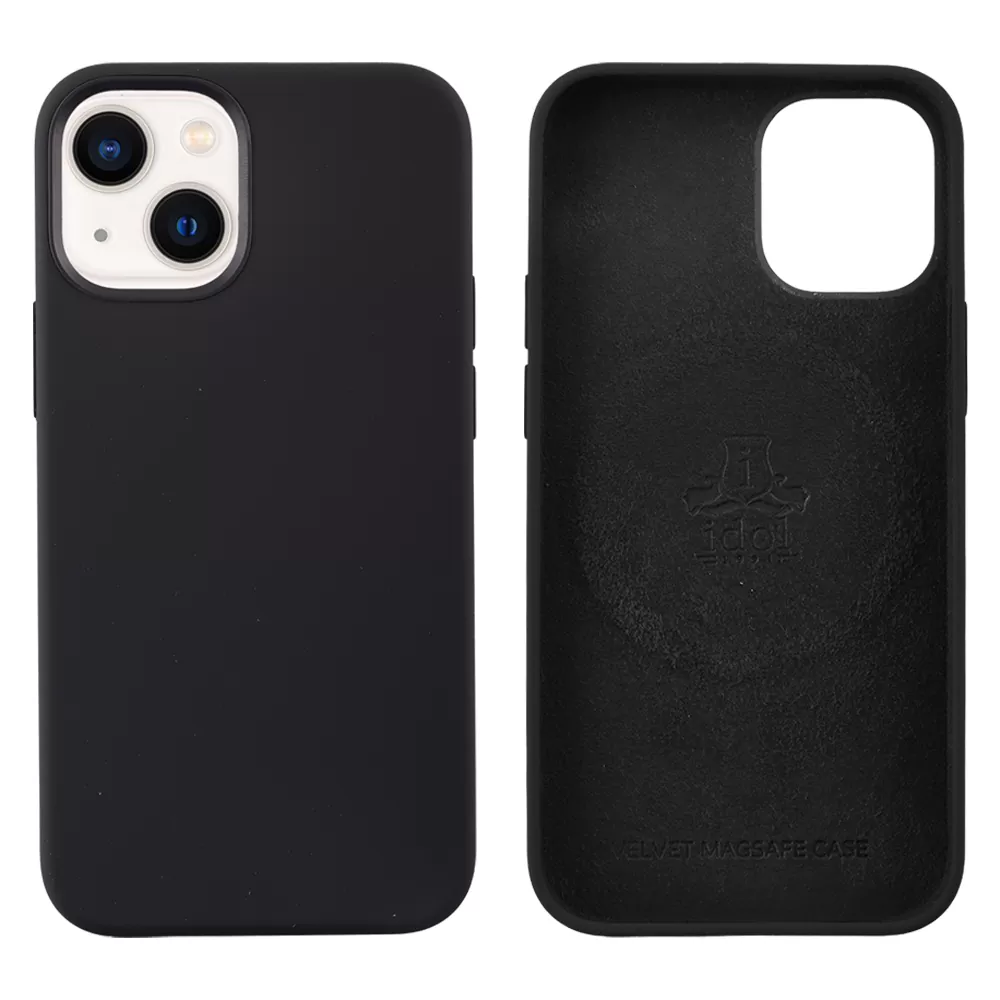 matshop.gr - IDOL 1991 ΘΗΚΗ IPHONE 14 6.1" VELVET MAGSAFE TPU CAMERA GUARD BLACK