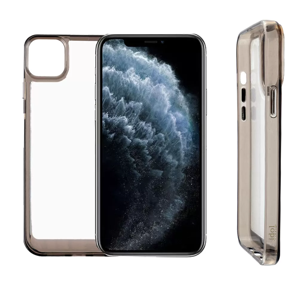 matshop.gr - IDOL 1991 ΘΗΚΗ IPHONE 11 PRO 5.8" CRISTALYTE TPU CAMERA GUARD ΔΙΑΦΑΝΗ ΓΚΡΙ
