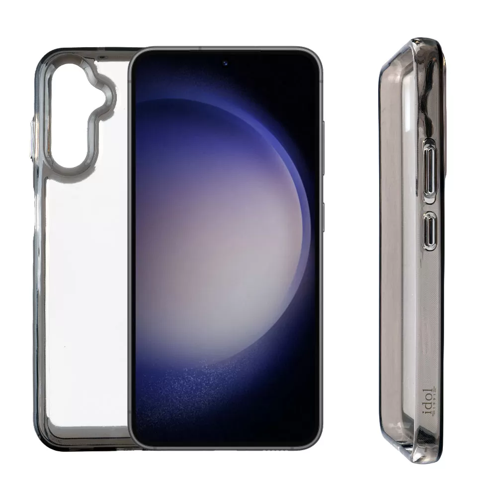 matshop.gr - IDOL 1991 ΘΗΚΗ SAMSUNG S23 5G S911 6.1" CRISTALYTE TPU CAMERA GUARD ΔΙΑΦΑΝΗ ΓΚΡΙ