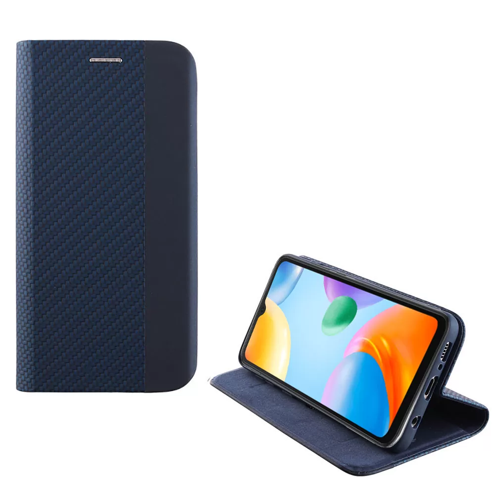 matshop.gr - IDOL 1991 ΘΗΚΗ XIAOMI REDMI 10C/REDMI 10 POWER 6.71" ELITE ANTI-RFID BOOK STAND BLUE
