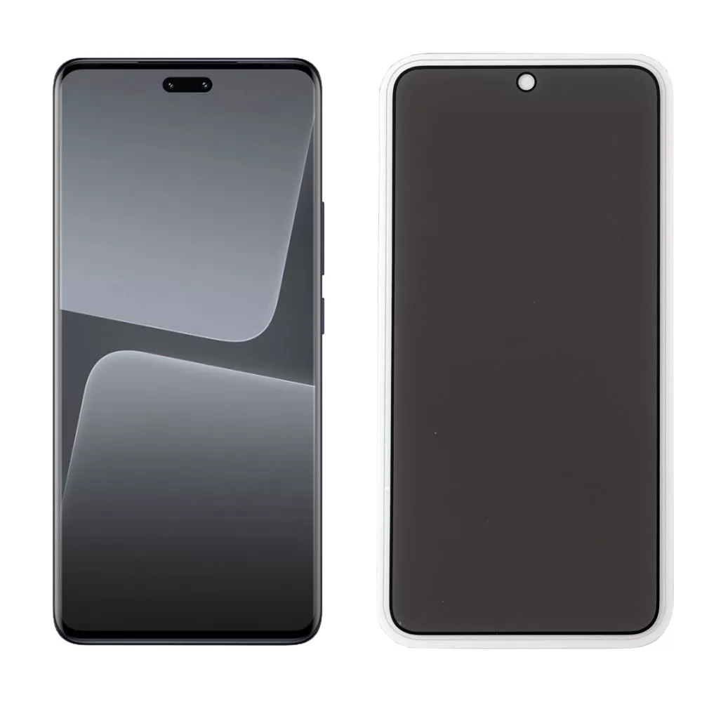 matshop.gr - IDOL 1991 TEMPERED GLASS XIAOMI 13 5G 6.36" 9H 0.30mm PRIVACY ANTISPY SEMI CURVED FULL GLUE BLACK