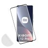 matshop.gr - IDOL 1991 TEMPERED GLASS XIAOMI 12 PRO 6.73" 9H 0.30mm 3D FULL GLUE SEMI CURVED FINGER UNLOCK BLACK + SQUEEZY CARD