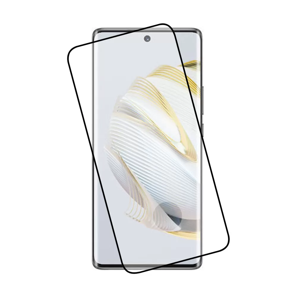 matshop.gr - IDOL 1991 TEMPERED GLASS HUAWEI NOVA 10 6.67" 9H 0.25mm 3D EDGE GLUE SEMI CURVED FINGER UNLOCK BLACK