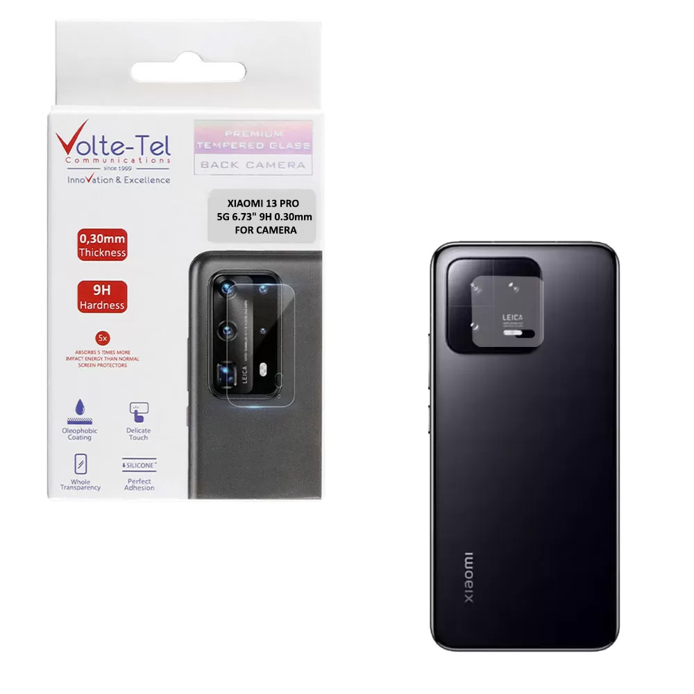 matshop.gr - VOLTE-TEL TEMPERED GLASS XIAOMI 13 PRO 5G 6.73" 9H 0.30mm FOR CAMERA