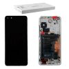 matshop.gr - HUAWEI P40 PRO ΟΘΟΝΗ + TOUCH SCREEN + LENS + FRAME + BATTERY 02353PJK WHITE ORIGINAL SERVICE PACK