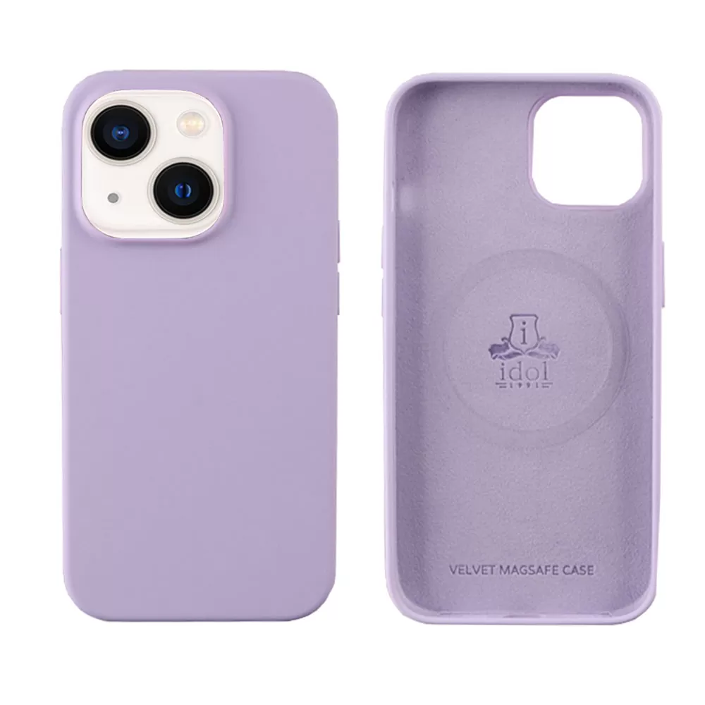 matshop.gr - IDOL 1991 ΘΗΚΗ IPHONE 14 PLUS 6.7" VELVET MAGSAFE TPU CAMERA GUARD LILAC