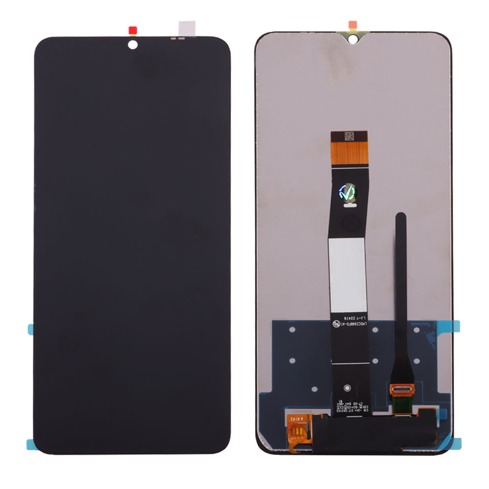 matshop.gr - XIAOMI REDMI 12C ΟΘΟΝΗ + TOUCH SCREEN + LENS BLACK 3P OR