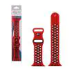 matshop.gr - VOLTE-TEL ΛΟΥΡΑΚΙ ΡΟΛΟΓΙΟΥ ΣΙΛΙΚΟΝΗΣ APPLE WATCH 38/40/41mm SPORT LOOP RED VT100