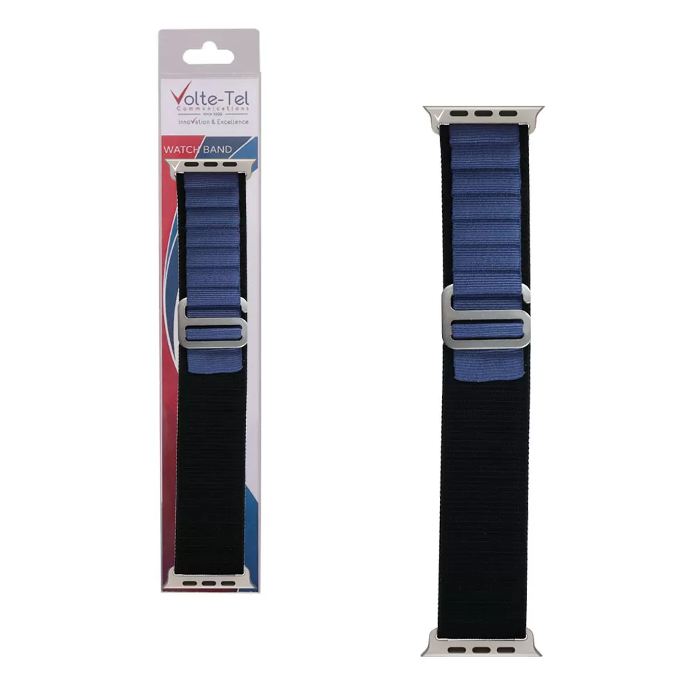 matshop.gr - VOLTE-TEL ΛΟΥΡΑΚΙ ΡΟΛΟΓΙΟΥ APPLE WATCH 42/44/45/49mm ALPINE LOOP DARK BLUE VT105 SIZE L
