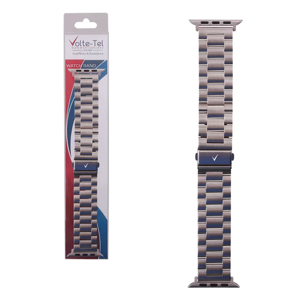 matshop.gr - VOLTE-TEL ΛΟΥΡΑΚΙ ΡΟΛΟΓΙΟΥ ΑΝΟΞΕΙΔΩΤΟ ΑΤΣΑΛΙ APPLE WATCH 42/44/45/49mm MODERN FIT SILVER  VT110