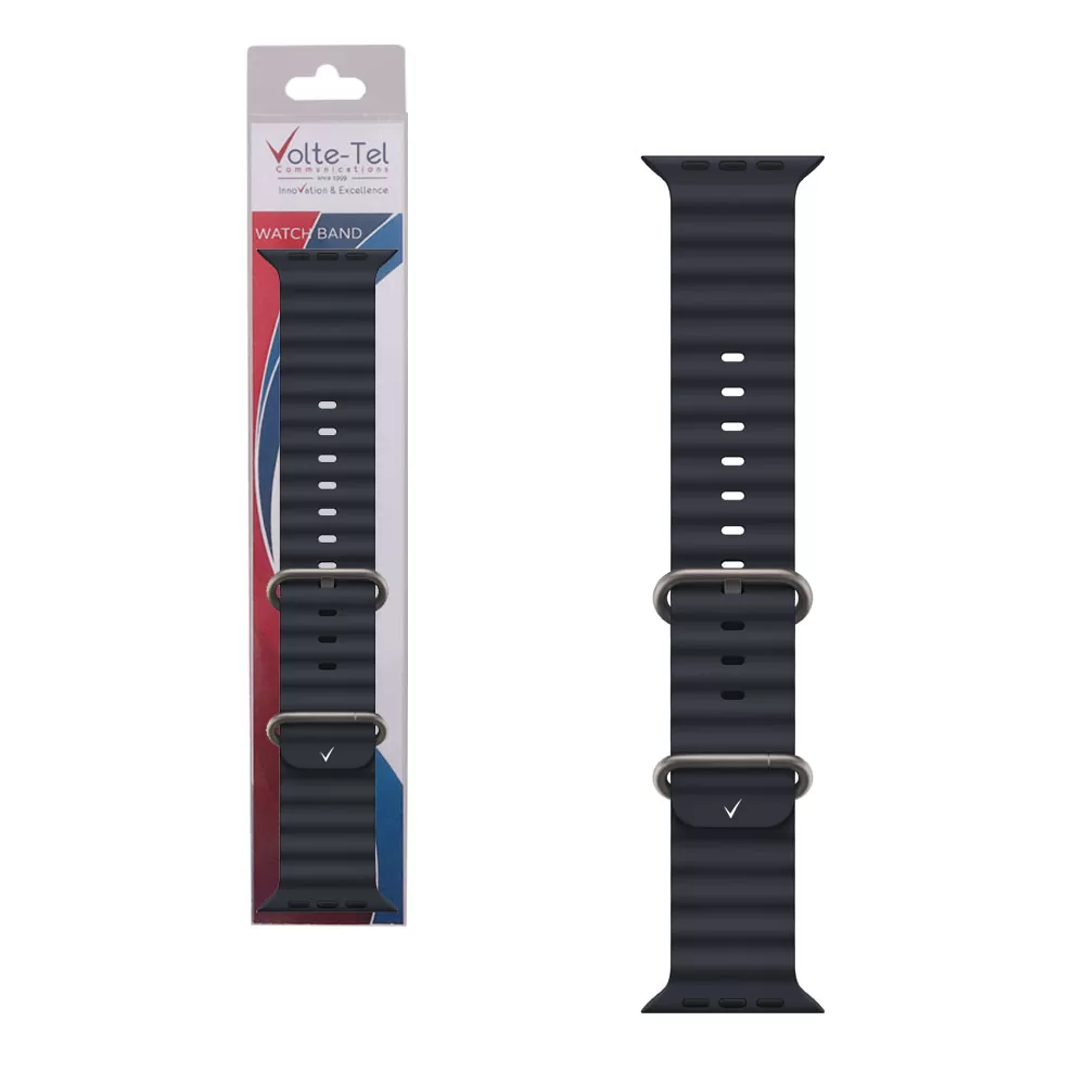 matshop.gr - VOLTE-TEL ΛΟΥΡΑΚΙ ΡΟΛΟΓΙΟΥ APPLE WATCH 38/40/41mm OCEAN BAND LOOP DARK BLUE VT107