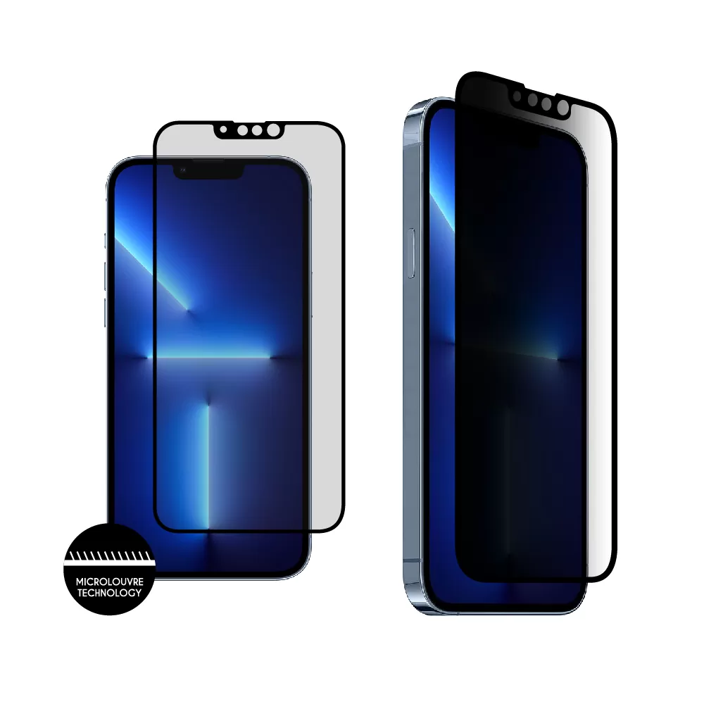 matshop.gr - IDOL 1991 TEMPERED GLASS IPHONE 13 PRO MAX 6.7" 9H 0.30mm PREMIUM PRIVACY ANTISPY SEMI CURVED FULL GLUE BLACK