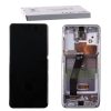 matshop.gr - SAMSUNG G980 S20 ΟΘΟΝΗ + TOUCH SCREEN + LENS + FRONT GH82-31432A GREY (NO FRONT CAMERA) ORIGINAL SERVICE PACK