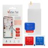 matshop.gr - VOLTE-TEL TEMPERED GLASS NOKIA C12 6.3" 9H 0.30mm 2.5D FULL GLUE