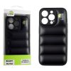 matshop.gr - LIME ΘΗΚΗ IPHONE 15 PRO MAX 6.7" BUMPY PUFFER TPU FULL CAMERA PROTECTION BLACK