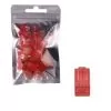 matshop.gr - VOLTE-TEL ΦΙΣ ΤΗΛΕΦΩΝΙΚΗΣ ΓΡΑΜΜΗΣ / ΔΙΚΤΥΟΥ RJ45 8P8C UTP CAT C6 MALE 6+2 PIN ΓΙΑ ΣΤΡΟΓΓΥΛΑ ΚΑΛΩΔΙΑ ΚΟΚΚΙΝΟ