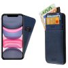 matshop.gr - IDOL 1991 ΘΗΚΗ IPHONE 11 6.1" ANTI-RFID LEATHER SMART WALLET BLUE