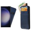 matshop.gr - IDOL 1991 ΘΗΚΗ SAMSUNG S23 ULTRA 5G S918 6.8" ANTI-RFID LEATHER SMART WALLET BLUE