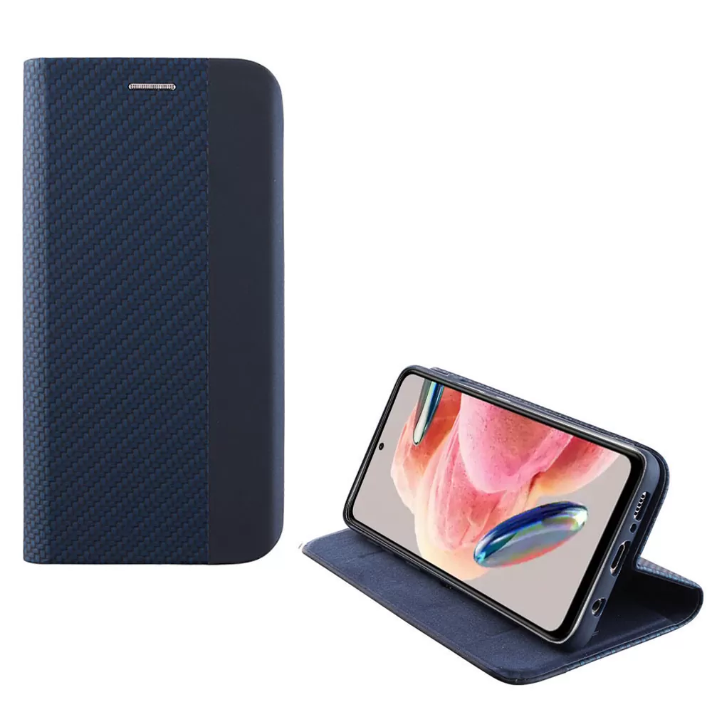 matshop.gr - IDOL 1991 ΘΗΚΗ XIAOMI REDMI NOTE 12 4G 6.67" ELITE ANTI-RFID BOOK STAND BLUE