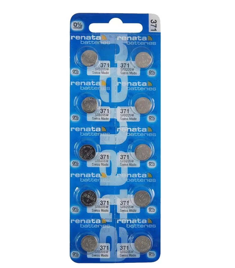 matshop.gr - RENATA ΜΠΑΤΑΡΙΕΣ ΡΟΛΟΓΙΟΥ LR69/ AG6/LR920/371/SR69 1.55V SILVER OXIDE 1 ΤΕΜ. 10/BLISTER