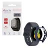 VOLTE-TEL TEMPERED GLASS SAMSUNG WATCH 5 44mm 1.4" 9H 0.30mm PC EDGE COVER WITH KEY 3D FULL GLUE FULL COVER GREEN (Copy)