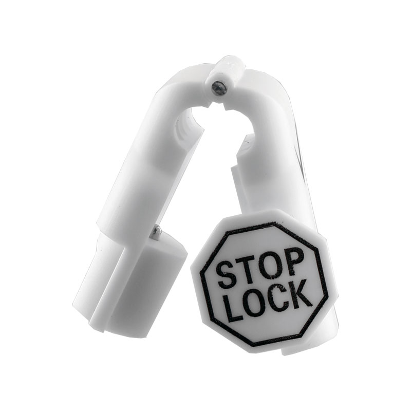 VOLTE-TEL ΑΝΤΙΚΛΕΠΤΙΚΗ ΑΣΦΑΛΕΙΑ ΓΑΝΤΖΟΥ STOP LOCK 5mm WHITE - Image 2