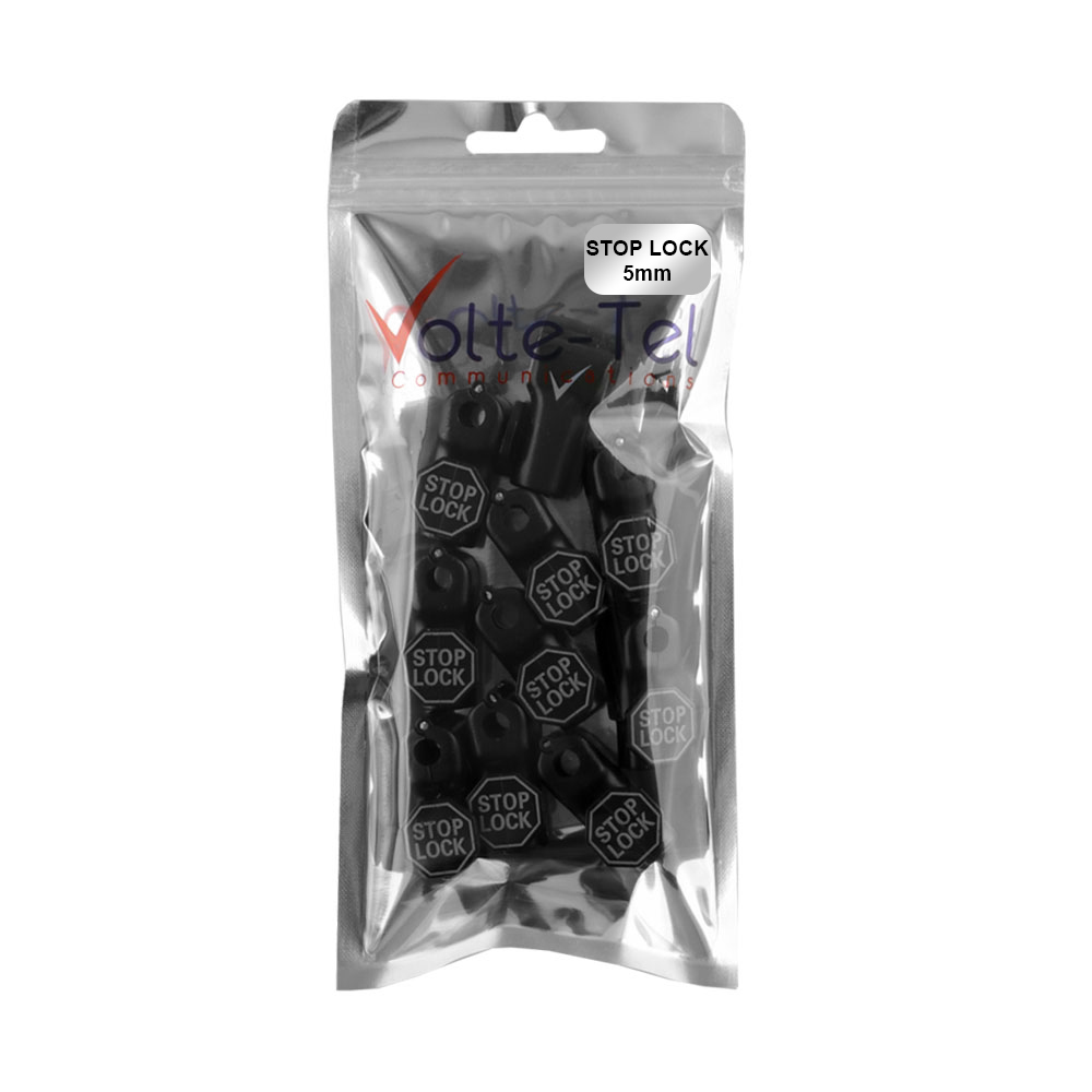 VOLTE-TEL ΑΝΤΙΚΛΕΠΤΙΚΗ ΑΣΦΑΛΕΙΑ ΓΑΝΤΖΟΥ STOP LOCK 5mm BLACK - Image 8