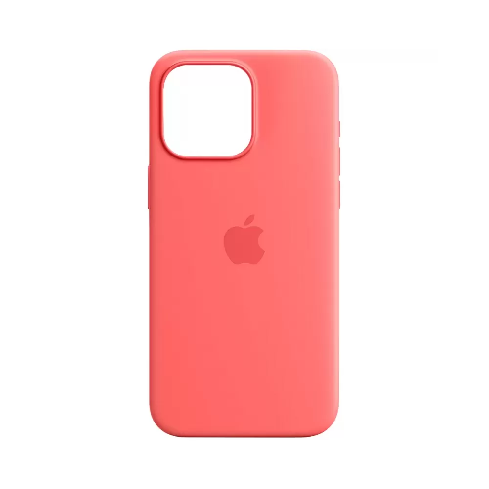 ΘΗΚΗ IPHONE 15 PRO MAX MT1V3ZM/A SILICONE MAGSAFE COVER GUAVA PACKING OR