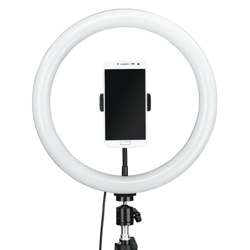 VOLTE-TEL VT121 3 COLOR LED SELFIE RING LIGHT 13" 32.5cm 2700-7000K 5V/11W ΜΕ ΤΡΙΠΟΔΟ 210cm ΚΑΙ ΒΑΣΗ ΤΗΛΕΦΩΝΟΥ
