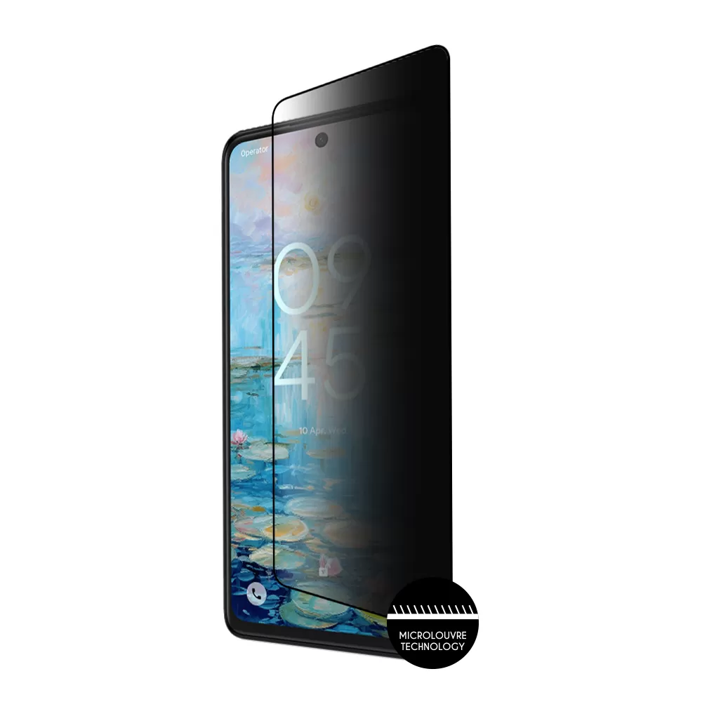 IDOL 1991 TEMPERED GLASS TCL 50 NXTPAPER 6.8" 9H 0.25mm PRIVACY ANTISPY SEMI CURVED FULL GLUE BLACK