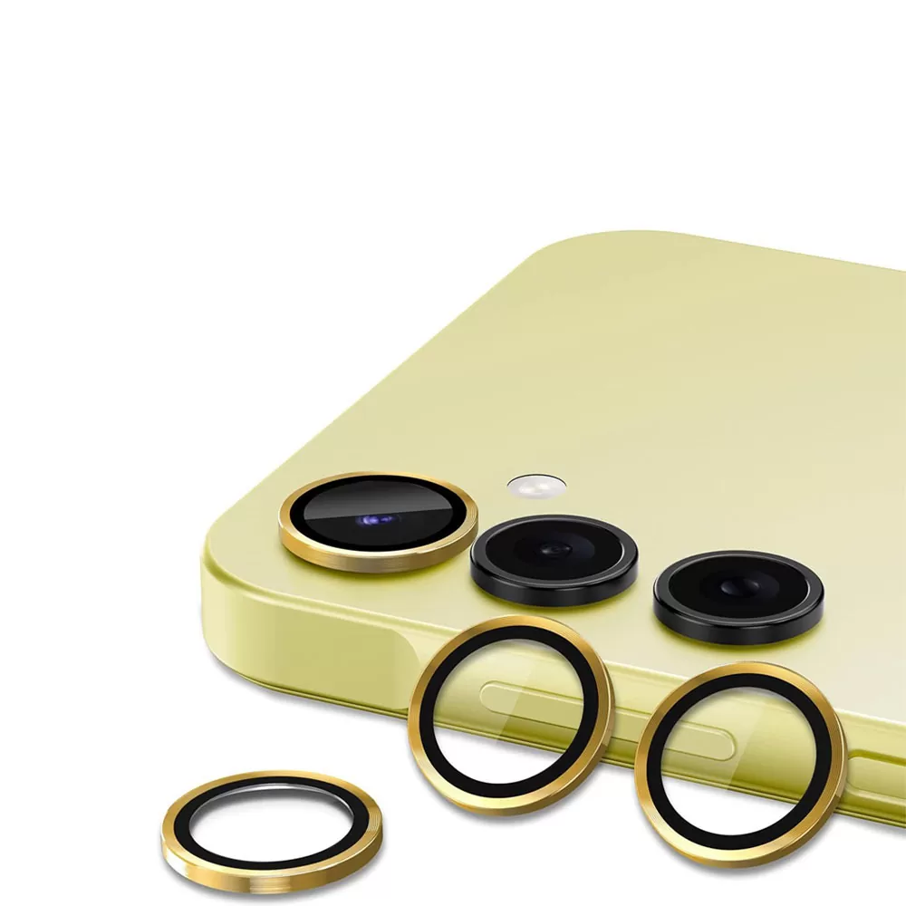 VOLTE-TEL CAMERA GLASS COVER SAMSUNG A16 4G A165/A16 5G A166 6.7" 9H 0.30MM EASY APPLICATION GOLD