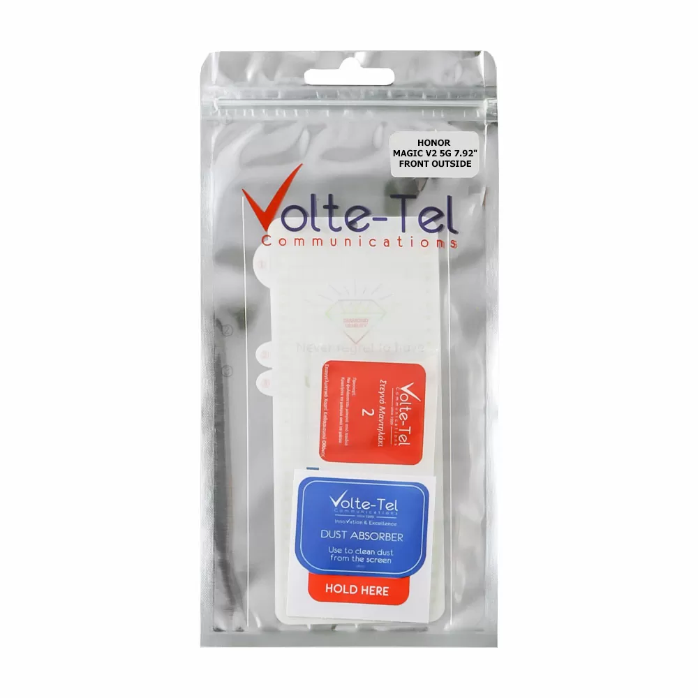 VOLTE-TEL PET SOFT FILM UNBREAKABLE MEMBRANE FOLDABLE HONOR MAGIC V2 5G 7.92" 0.20mm FRONT OUTSIDE