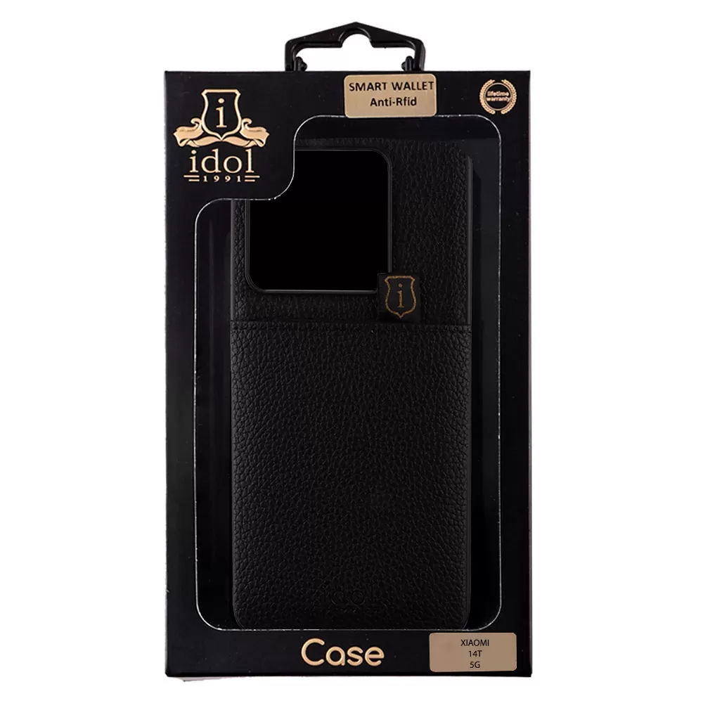 IDOL 1991 ΘΗΚΗ XIAOMI 14T 5G 6.67" ANTI-RFID LEATHER SMART WALLET CAMERA GUARD BLACK - Image 2