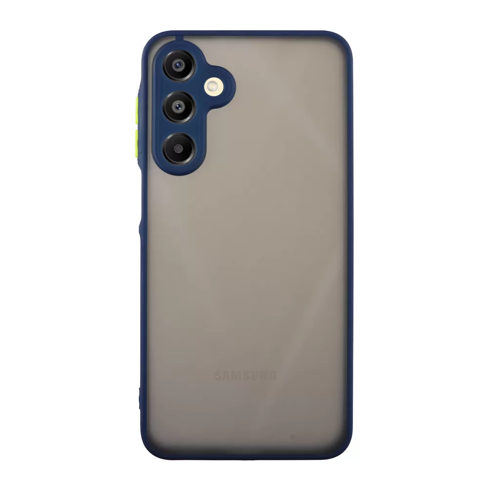 LIME ΘΗΚΗ SAMSUNG A16 4G A165/A16 5G A166 6.7" HARDSHELL FUSION FULL CAMERA PROTECTION BLUE WITH YELLOW KEYS - Image 6