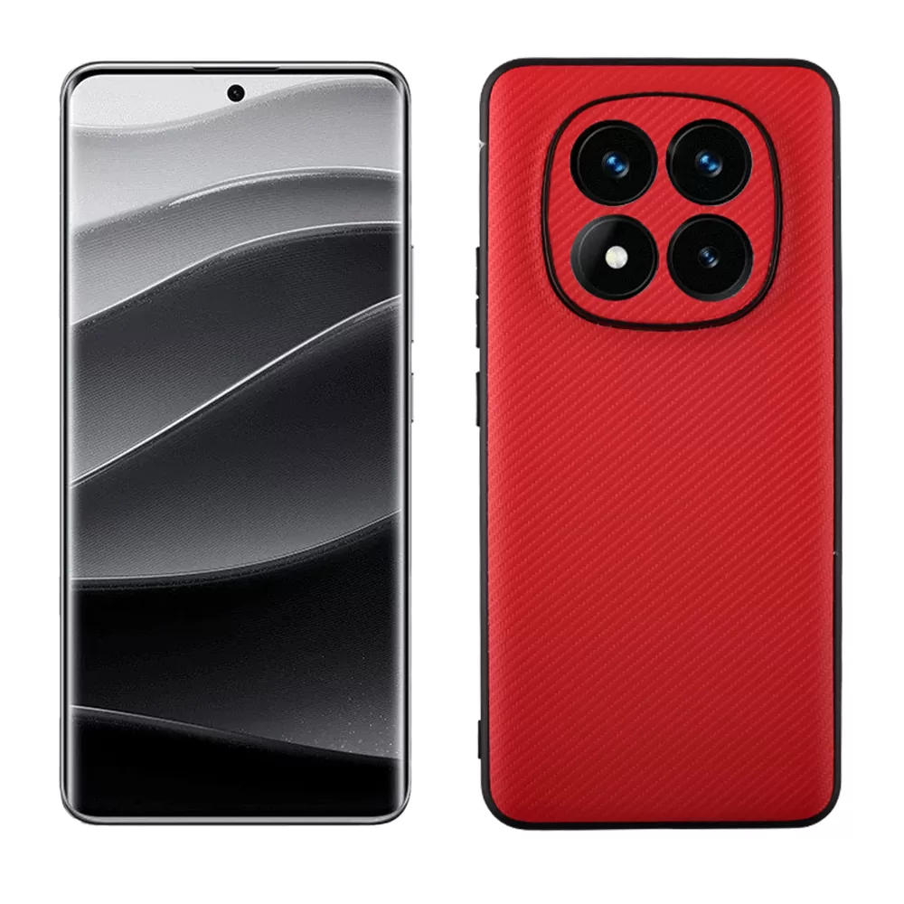 VOLTE-TEL ΘΗΚΗ XIAOMI REDMI NOTE 14 PRO PLUS 5G 6.67" CARBON LIFT FULL CAMERA PROTECTION RED - Image 5
