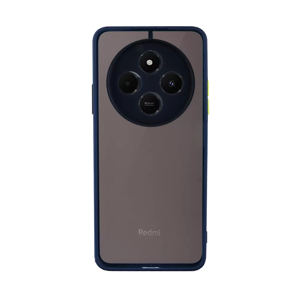 LIME ΘΗΚΗ XIAOMI REDMI 14C/ REDMI A4/ POCO C75/ POCO M7 6.88" HARDSHELL FUSION FULL CAMERA PROTECTION BLUE WITH YELLOW KEYS - Image 6