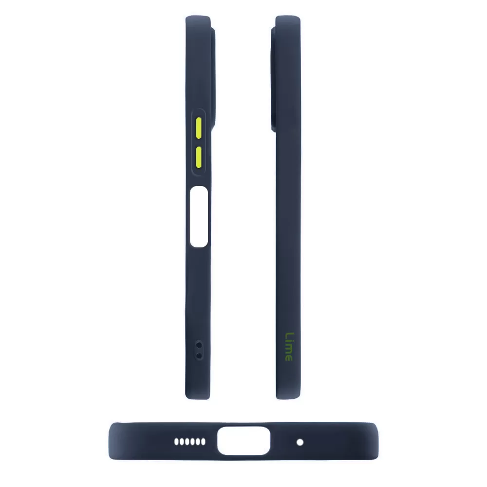 LIME ΘΗΚΗ XIAOMI REDMI 14C/ REDMI A4/ POCO C75/ POCO M7 6.88" HARDSHELL FUSION FULL CAMERA PROTECTION BLUE WITH YELLOW KEYS - Image 5