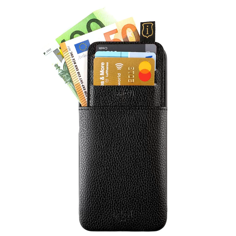 IDOL 1991 ΘΗΚΗ XIAOMI REDMI NOTE 14 PRO 5G/POCO X7 6.67" ANTI-RFID LEATHER SMART WALLET FULL CAMERA PROTECTION BLACK - Image 6